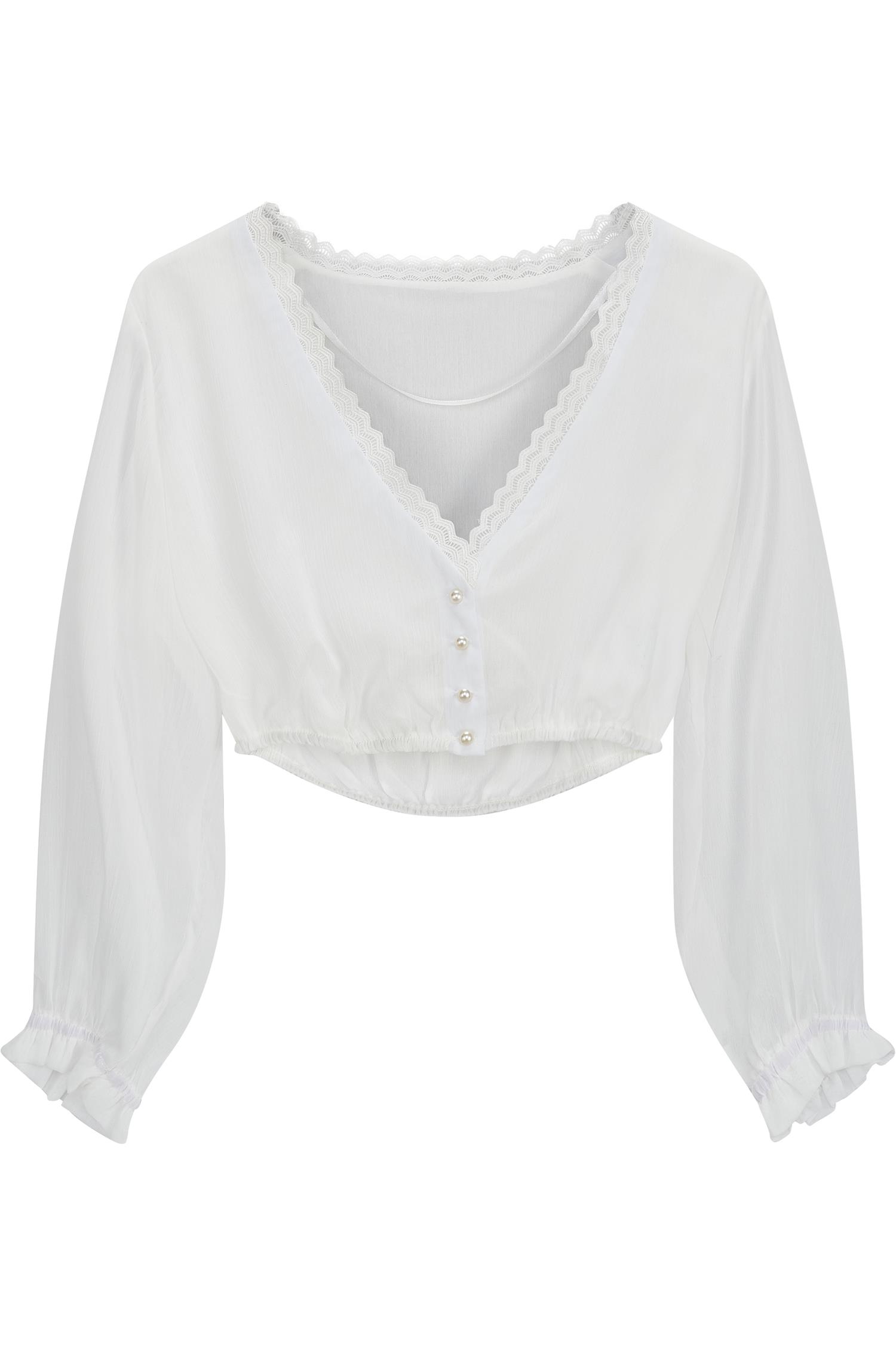 My Choice Dirndlbluse Pauline in Creme